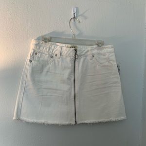 Free people denim skirt